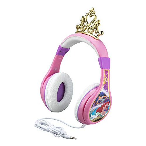 Disney Princess - Auriculares Para Niños, Estéreo Ajustable,