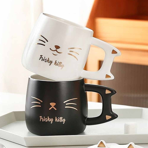 Imagen 4 de 4 de Set Gatito - Taza + Tapa + Cuchara