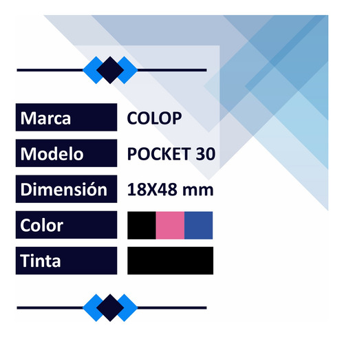 Timbre Bolsillo Grande Trodat 9512 - Mshops