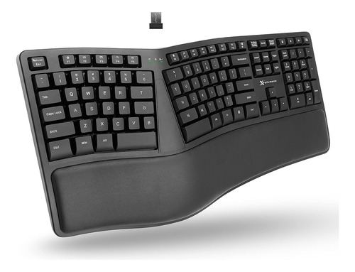 Teclado Ergonómico Inalámbrico X9 Con Reposamuñecas -