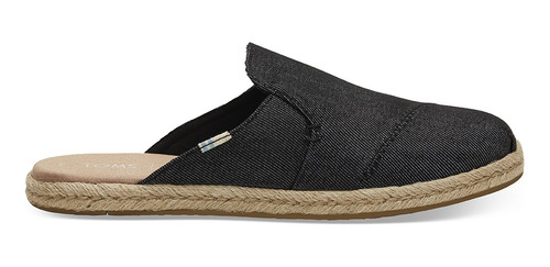 Calzado Toms Heavy Denim Black Negro