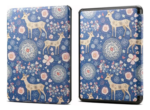 Funda De Cuero Para Tableta Amazon Kindle 11.ª Generación 20 Color Azul