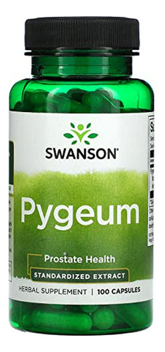 Pygeum 500 Mg - 100 Cápsulas - Swanson Premium
