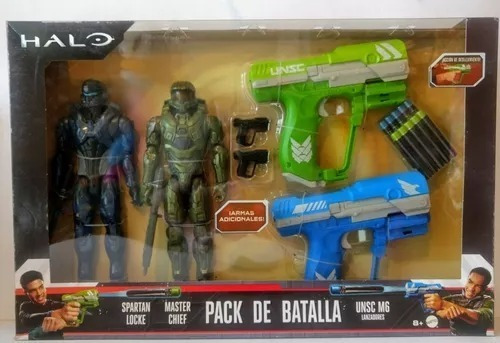 Halo Pack De Batalla Con Lanzadores Unsc M6 Caja Maltratada