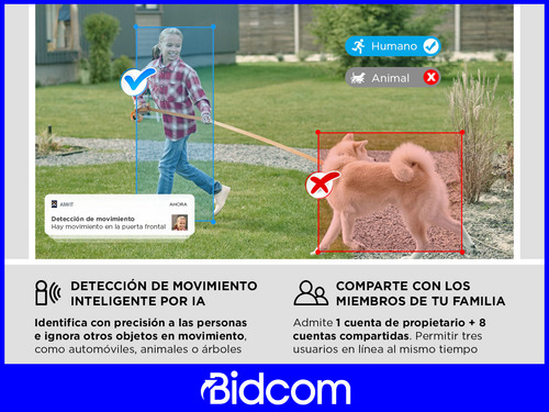 Timbre Con Cámara Gadnic Audio Bidireccional + Bluetooth