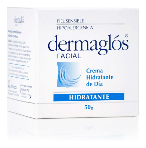 Dermaglos Facial Crema Hidratante Fps 12 De Día X 50 Ml