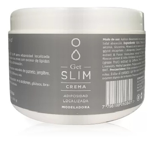 Get Slim Crema Modeladora Reafirma Adiposidad Icono 500 Gr