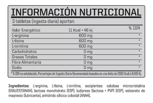 Imagen 2 de 7 de 3 Muscle Max Ena Post Work Recuperador
