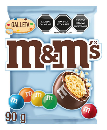 M&Ms Chocolates con relleno galleta 90g