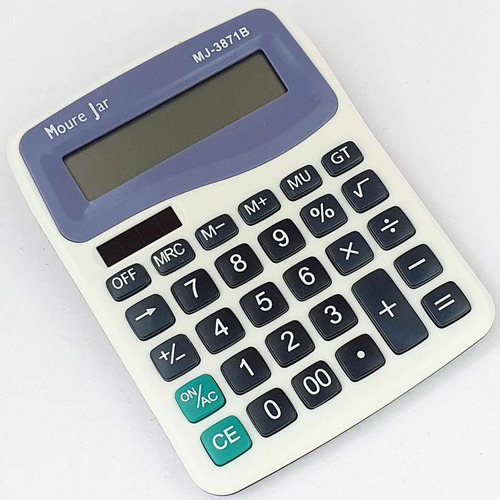 Calculadora De Mesa Balcão Escritório Display Com 12 Digitos