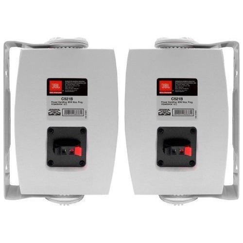 Caixa Acústica Jbl Som Ambiente C 521b Branca Par 40w C521b