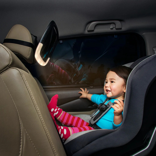 Espelho Para Carro Com Luz Noturna Controle Remoto Munchkin