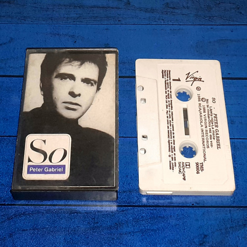 Peter Gabriel So Cassette Arg Maceo-disqueria