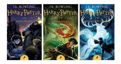 Pack Harry Potter 1 2 Y 3 - J K Rowling - 3 Libros Bolsillo*