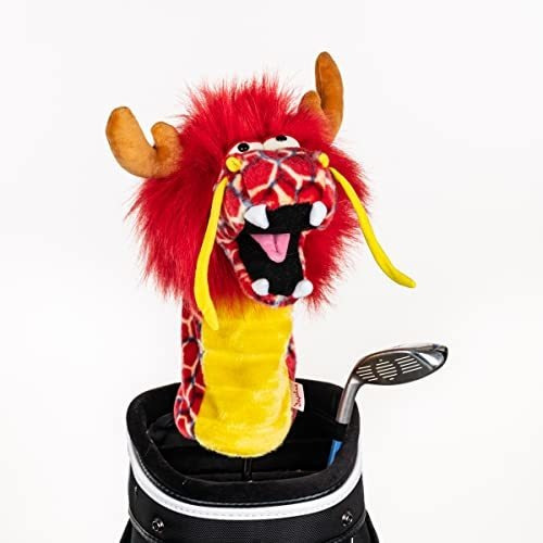 Fundas Para Cabezas De Palos De Golf Daphne's Dragon (rojo)