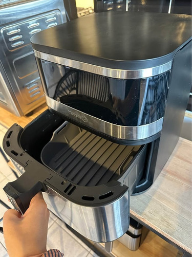 Freidora De Aire Sin Aceite Morelli Air Fryer Fritello 8 Lts