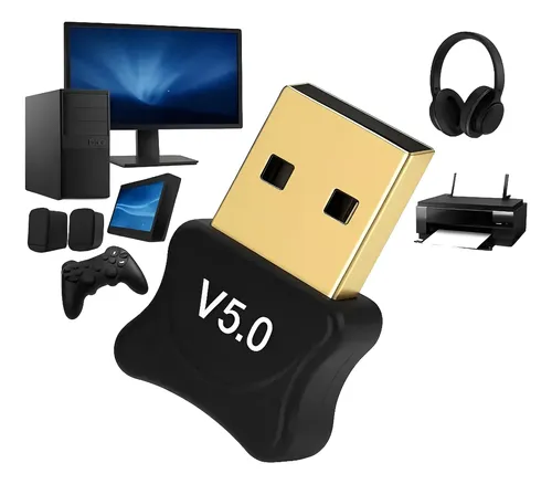 Adaptador Bluetooth Usb 50 Pc Dongle Computador Notebook