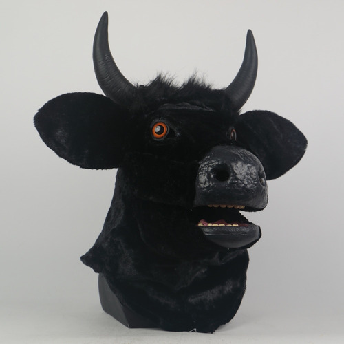 Para W Máscara Facial De Látex Con Forma De Vaca Y Toro,