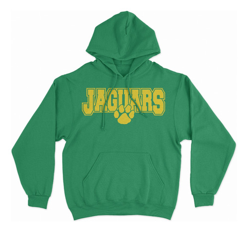 Buzo Hoodie Con Capucha Para Adulto Texto Jaguares Jaguars