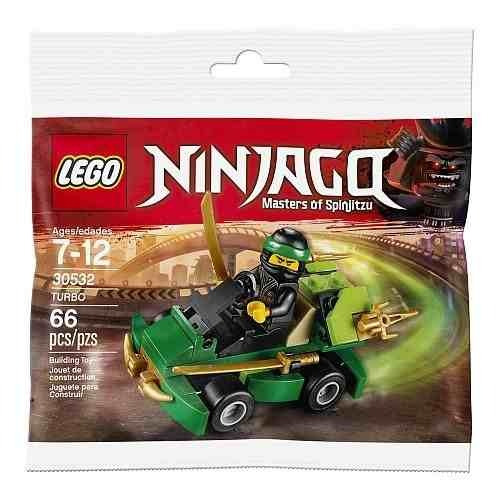 Lego Bolsita 30532 Ninjago Turbo +libro Una Ciudad Ninja