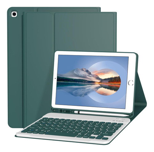 X Estuche Con Teclado Divufus For iPad De 10,2 Pulgadas Gen,