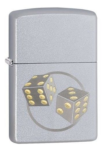 Encendedor De Bolsillo Zippo Cromo Satinado