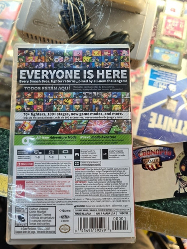 Juego Nintendo Switch Super Smash Bros Ultimate Garantizado (Usado)