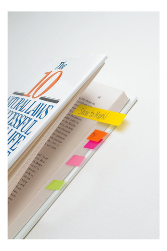 Marcadores De Página Post-it®, X Pulgada, Ideal Para Marcas