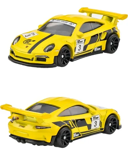 Hot Wheels Porsche 911 Gt3 Rs Gran Turismo Amarelo 2024