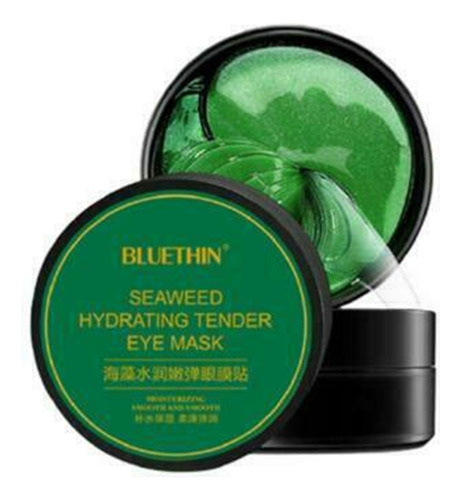 Q Green Seaweed Colágeno Gel Para Ojos Parches Antiarrugas D