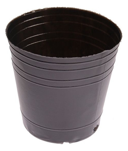 Maceta Negra Plastico Soplado 9 Cm X 100 U Cultivo Plantin