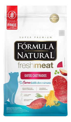 Alimento Formula Natural Gato Castrado 1kg