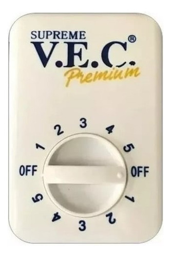 Control Para Ventilador De Techo 5 Vel Supreme Vec 961