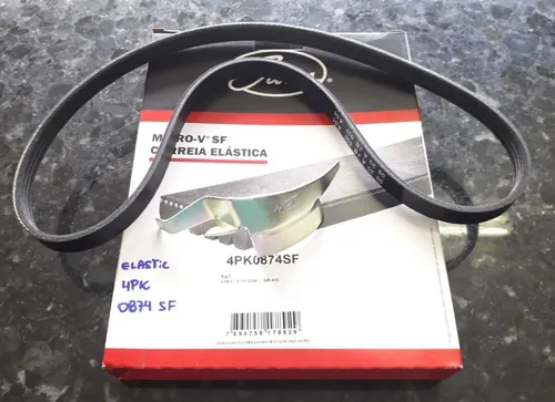 Correia Elástica Gates 4pk 0874sf Fiat Linea 1.9 16v Gir Acd Correia Elástica Gates 4pk 0874sf Fiat Linea 1.9 16v Gir Acd