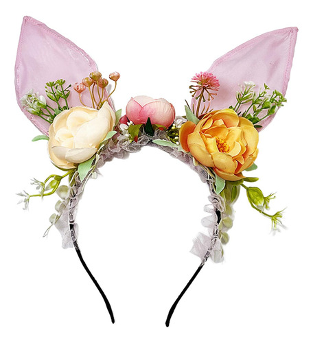 Diadema Con Orejas De Conejo De Pascua, Aro Para El Pelo,