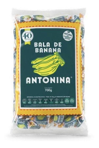 Antonina Bala de Banana natural 700g