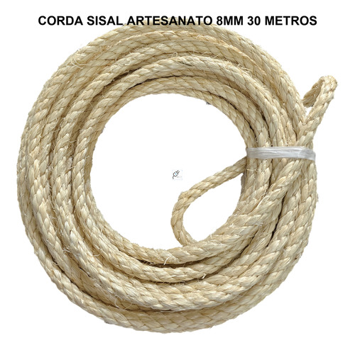 Corda Sisal Artesanato Ecológica Projetos Sustentáveis 8mm
