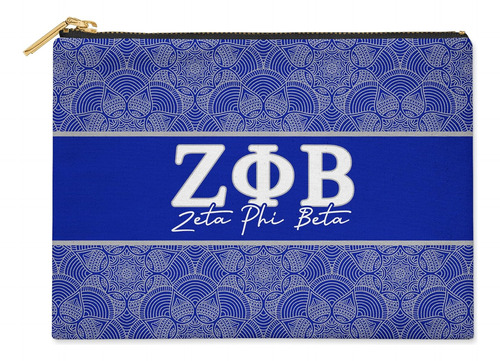 Estuche Cosmético Zeta Phi Beta Bolsa De Maquillaje