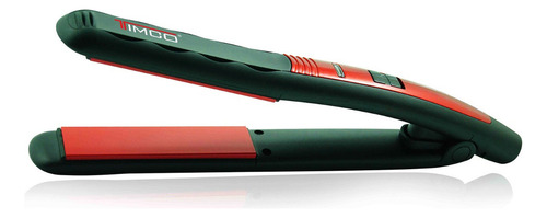 Plancha Para Cabello Humedo Y Seco Con Tourmaline Timco Ptwd Color Rojo