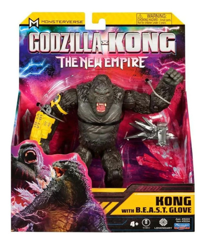 Godzilla X Kong El Nuevo Imperio - Kong Con Guante Bestia 15