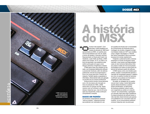 ¡Archivo ANTIGUO! Gamer, volumen 05: MSX, de Editora Europa. Editorial Editora Europa Ltda., tapa blanda en portugués, 2016