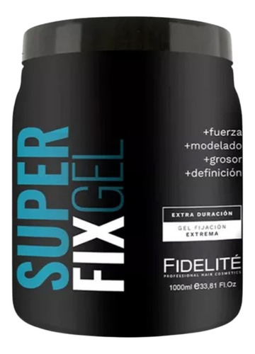 Gel Fidelite Super Fix Fijacion Extrema Extraduracion 1kg X2