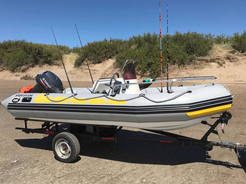 Semirrigido Kiel 4,60 Yamaha 40 Hp Año 2015 30 Hs De Uso