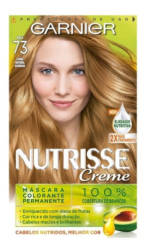 L'Oréal Garnier Dye Nutrisse 73 Natural Laurel Gold Tone 73 Avellana