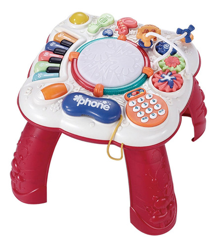 Mesa De Aprendizaje Musical Juguete Para Bebés Para Rojo