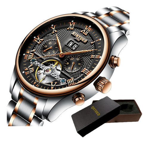 Relojes Mecánicos Kinyued Tourbillon Skeleton