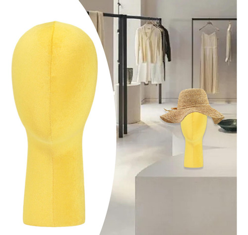 Velvet Cabeza De Tapa De Tapa De Almacenamiento Amarillo