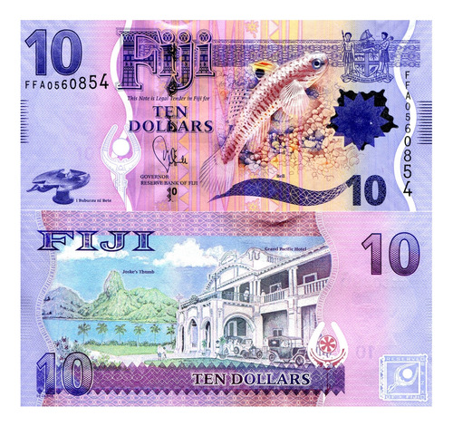 Fiji - 10 Dólares - Año 2013