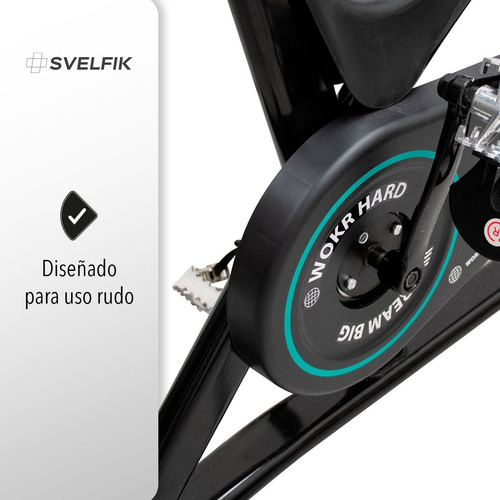 Imagen 3 de 5 de Bicicleta Para Ejercicio Spining Fija Estática 6kg Ms