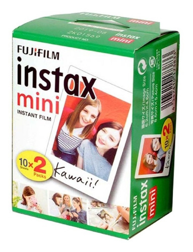 Película Fujifilm Instax Mini Instantánea 20 Laminas Instax 